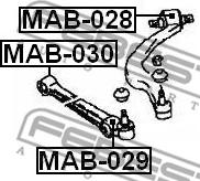 Febest MAB-029 - Tukivarren hela inparts.fi