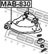 Febest MAB-830 - Tukivarren hela inparts.fi