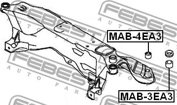 Febest MAB-4EA3 - Akselinripustus inparts.fi