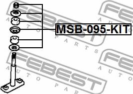 Febest MSB-095-KIT - Korjaussarja, vakaaja inparts.fi
