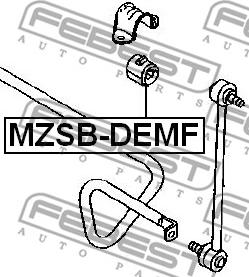 Febest MZSB-DEMF - Laakerin holkki, vakaaja inparts.fi