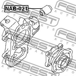 Febest NAB-021 - Tukivarren hela inparts.fi