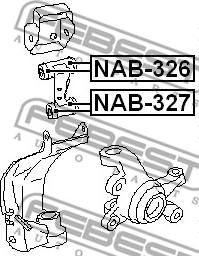 Febest NAB-327 - Tukivarren hela inparts.fi