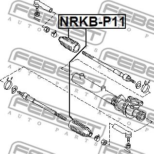 Febest NRKB-P11 - Paljekumi, ohjaus inparts.fi