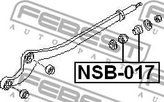 Febest NSB-017 - Tukivarren hela inparts.fi