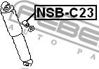 Febest NSB-C23 - Välilevy, iskunvaimennin inparts.fi
