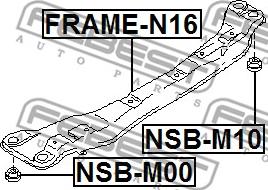 Febest NSB-M10 - Akselinripustus inparts.fi