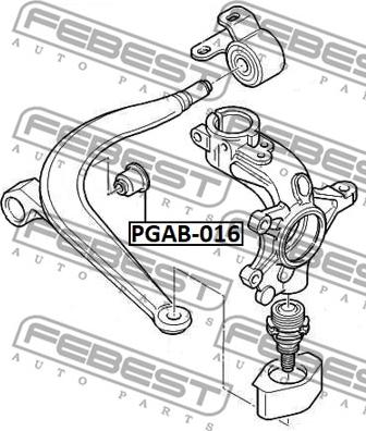 Febest PGAB-016 - Tukivarren hela inparts.fi