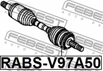 Febest RABS-V97A50 - Anturirengas, ABS inparts.fi