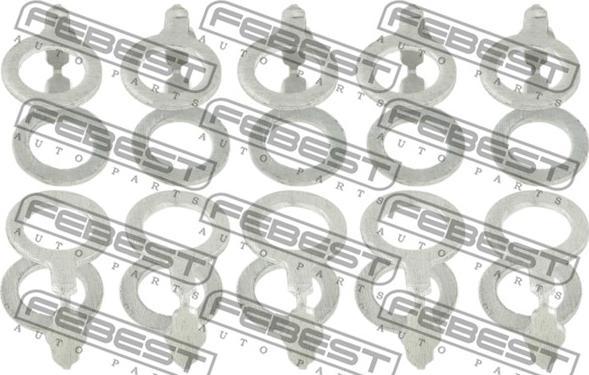 Febest RINGFL-007-PCS10 - Tiivisterengas, ruiskutusventtiili inparts.fi