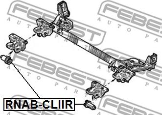 Febest RNAB-CLIIR - Akselinripustus inparts.fi