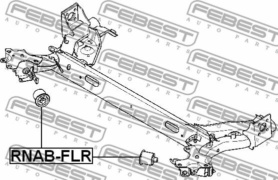 Febest RNAB-FLR - Akselinripustus inparts.fi