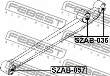 Febest SZAB-036 - Tukivarren hela inparts.fi