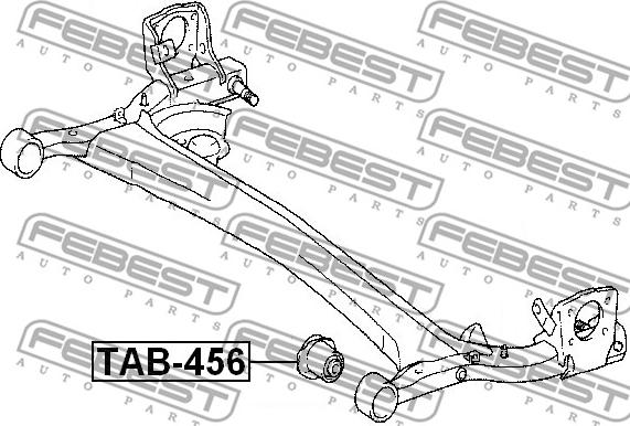 Febest TAB-456 - Akselinripustus inparts.fi