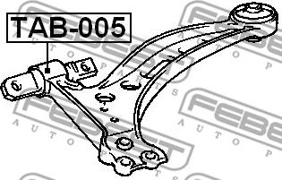 Febest TAB-005 - Tukivarren hela inparts.fi