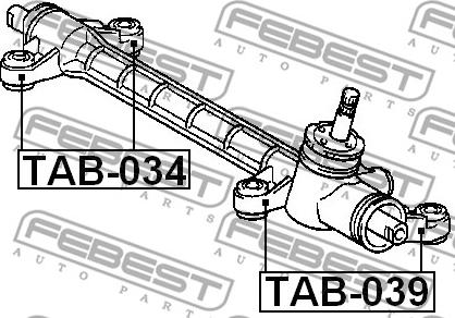 Febest TAB-034 - Hammastangon hela inparts.fi