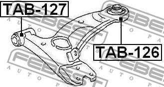 Febest TAB-126 - Tukivarren hela inparts.fi