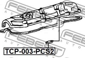 Febest TCP-003-PCS2 - Tiivisterengas, tulppaistukka inparts.fi