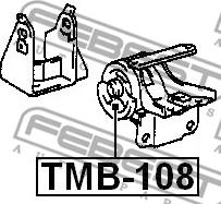 Febest TMB-108 - Moottorin tuki inparts.fi