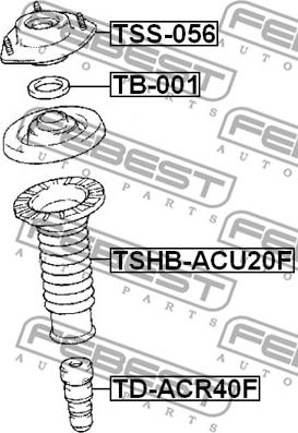 Febest TSS-056 - Jousijalan tukilaakeri inparts.fi