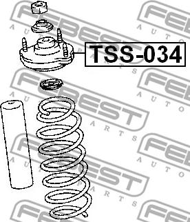 Febest TSS-034 - Jousijalan tukilaakeri inparts.fi