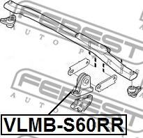 Febest VLMB-S60RR - Moottorin tuki inparts.fi