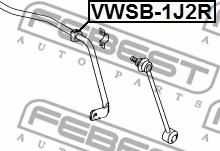 Febest VWSB-1J2R - Laakerin holkki, vakaaja inparts.fi