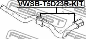 Febest VWSB-T5D23R-KIT - Laakerin holkki, vakaaja inparts.fi