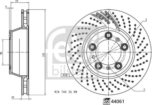 Febi Bilstein 44061 - Jarrulevy inparts.fi