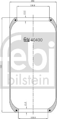 Febi Bilstein 40400 - Metallipalje, ilmajousitus inparts.fi