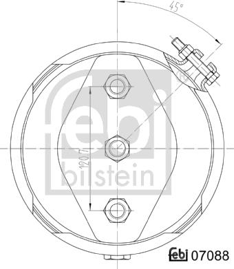 Febi Bilstein 07088 - Kalvojarrusylinteri inparts.fi