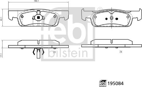 Febi Bilstein 195084 - Jarrupala, levyjarru inparts.fi