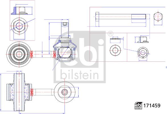 Febi Bilstein 184868 - Tanko, kallistuksenvaimennin inparts.fi