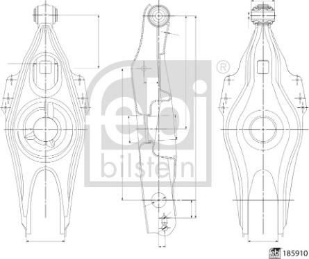 Febi Bilstein 185910 - Tukivarsi, pyöräntuenta inparts.fi