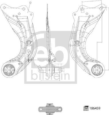 Febi Bilstein 186459 - Tukivarsi, pyöräntuenta inparts.fi