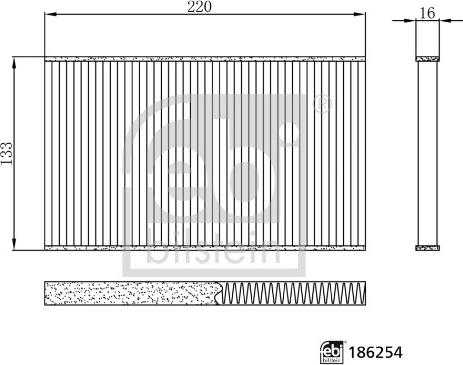 Febi Bilstein 186254 - Suodatin, sisäilma inparts.fi