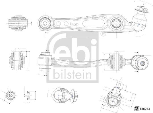 Febi Bilstein 186263 - Tukivarsi, pyöräntuenta inparts.fi