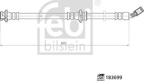 Febi Bilstein 183699 - Jarruletku inparts.fi