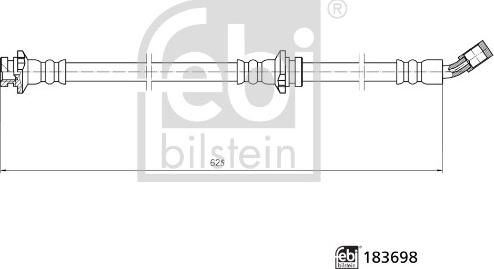 Febi Bilstein 183698 - Jarruletku inparts.fi