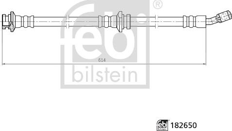 Febi Bilstein 182650 - Jarruletku inparts.fi