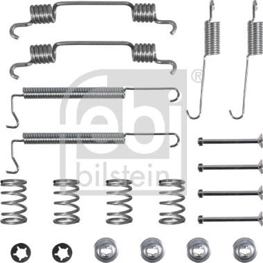 Febi Bilstein 182187 - Tarvikesarja, jarrukengät inparts.fi