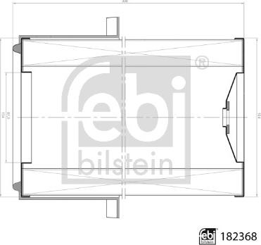 Febi Bilstein 182368 - Ilmansuodatin inparts.fi