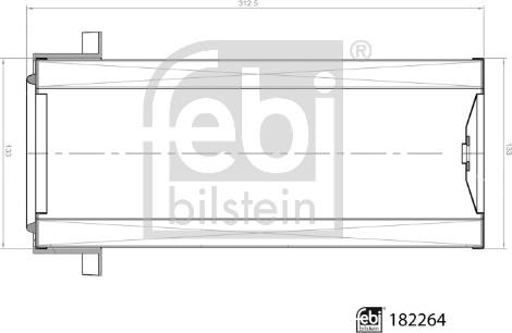 Febi Bilstein 182264 - Ilmansuodatin inparts.fi