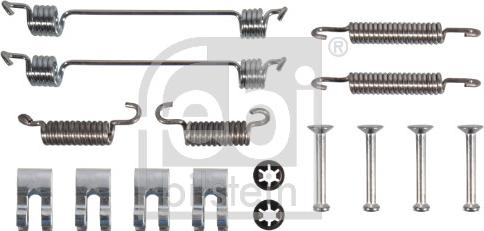 Febi Bilstein 182283 - Tarvikesarja, jarrukengät inparts.fi