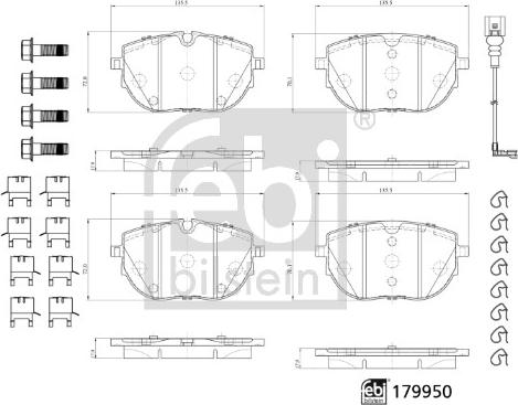 Febi Bilstein 179950 - Jarrupala, levyjarru inparts.fi