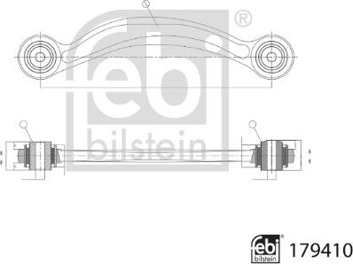 Febi Bilstein 179410 - Tukivarsi, pyöräntuenta inparts.fi