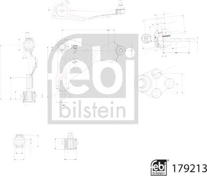 Febi Bilstein 179213 - Tukivarsi, pyöräntuenta inparts.fi