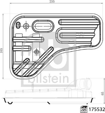 Febi Bilstein 175532 - Hydrauliikkasuodatin, automaattivaihteisto inparts.fi