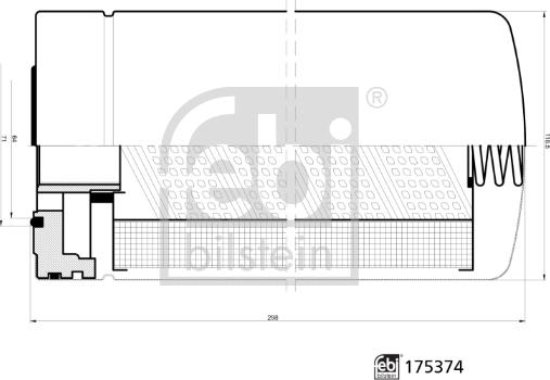 Febi Bilstein 175374 - Hydrauliikkasuodatin, automaattivaihteisto inparts.fi