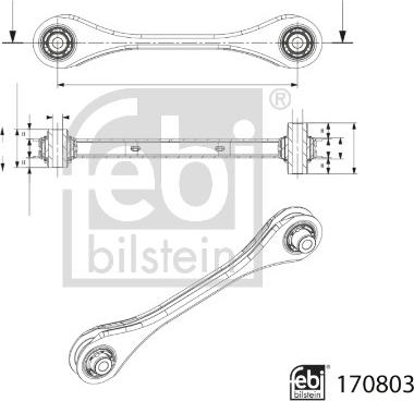 Febi Bilstein 170803 - Tukivarsi, pyöräntuenta inparts.fi